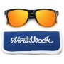 Lunettes de soleil Unisexe Northweek Gradiant Ø 47 mm Noir Orange