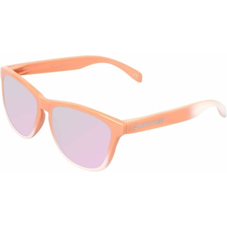 Lunettes de soleil Unisexe Northweek Gradiant Ø 47 mm Blanc Rose