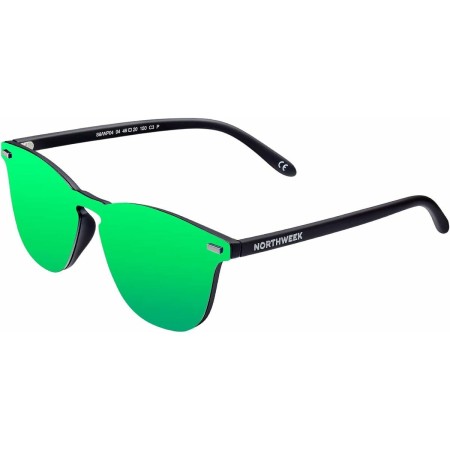 Gafas de Sol Unisex Northweek Wall Phantom Ø 45 mm Verde Negro