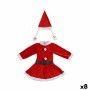 Disfraz para Niños Mamá Noel 6-8 Años Blanco Rojo (8 Unidades)
