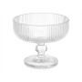 Coupe de glaces et de milkshakes Rayures Transparent verre 310 ml (6 Unités)