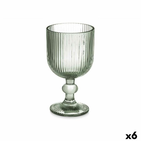Copa de vino Verde Vidrio 260 ml (6 Unidades)