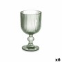 Copa de vino Verde Vidrio 260 ml (6 Unidades)