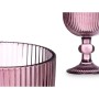 verre de vin Rayures Rose verre 260 ml (6 Unités)