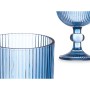 Copa de vino Rayas Azul Cristal 260 ml (6 Unidades)