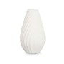 Vase Rayures Blanc Céramique 29 x 41 x 29 cm (2 Unités)