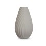 Vase Rayures Gris Céramique 29 x 41 x 29 cm (2 Unités)