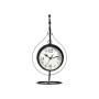 Reloj de Mesa Colgante Negro Metal 18 x 33 x 17 cm (4 Unidades)