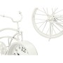 Reloj de Mesa Bicicleta Blanco Metal 42 x 24 x 10 cm (4 Unidades)