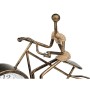 Reloj de Mesa Bicicleta Bronce Metal 27 x 22 x 10 cm (4 Unidades)