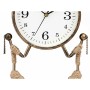 Reloj de Mesa Personas Bronce Metal 22 x 33 x 10 cm (4 Unidades)