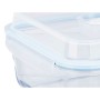 Fiambrera Transparente Polipropileno Vidrio de Borosilicato 4,8 L 32 x 13 x 26,2 cm (6 Unidades)