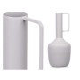 Vase Avec poignée Gris Acier 12 x 30 x 12 cm (6 Unités)