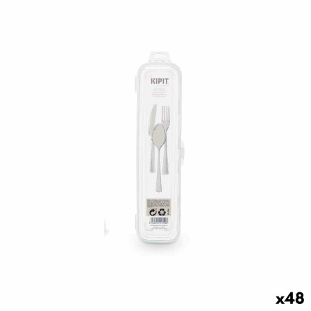 Coffret Couverts De voyage Transparent 4,3 x 23,3 x 6,2 cm (48 Unités)