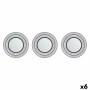 Ensemble de miroirs Rond Noir polypropylène 78 x 26 x 2,5 cm (6 Unités)