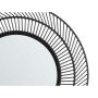 Ensemble de miroirs Rond Noir polypropylène 78 x 26 x 2,5 cm (6 Unités)