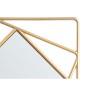 Ensemble de miroirs Carré Abstrait Doré polypropylène 78 x 26 x 2,5 cm (6 Unités)