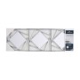 Ensemble de miroirs Carré Abstrait Argenté polypropylène 78 x 26 x 2,5 cm (6 Unités)