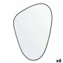 Miroir mural Abstrait Noir polypropylène 40 x 60 x 2,5 cm (6 Unités)