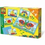 Juego de Manualidades SES Creative Mosaic chart with maps Verde Multicolor
