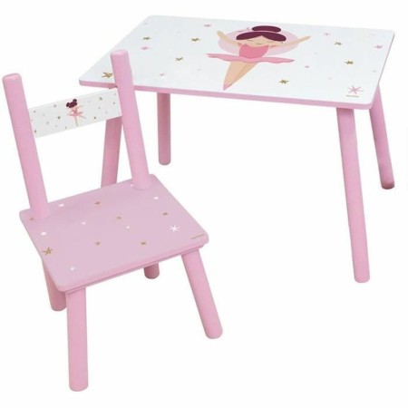 Conjunto de Mesa y Sillas para Niños Fun House Dancer Ballerina Infantil