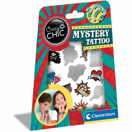 Ensemble pour activités manuelles Clementoni 17 Temporary Mystery Tattoos