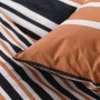 Housse de Couette TODAY Orange A rayures 260 x 240 cm