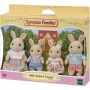 Figura Sylvanian Families 5706 Conejo Familia 4 Piezas