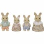 Figura Sylvanian Families 5706 Conejo Familia 4 Piezas