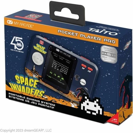 Videoconsola Portátil My Arcade Pocket Player PRO - Space Invaders Retro Games