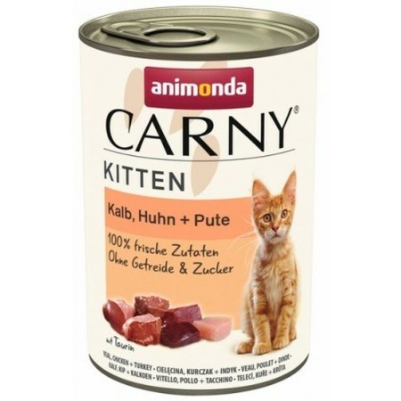 Aliments pour chat Animonda Carny Poulet Dinde Veau