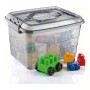 Boîte de rangement Confortime Tetris Gris Plastique (14 L)