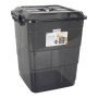 Boîte de rangement Confortime Tetris Gris Plastique (20 L)
