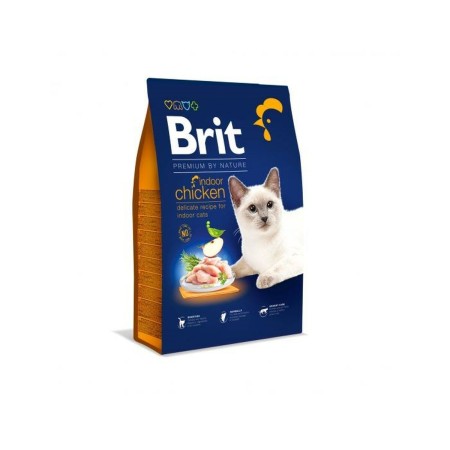 Aliments pour chat Brit PREMIUM BY NATURE INDOOR Adulte Poulet 1,5 Kg