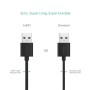 Cable USB A a USB C Aukey CB-D10 BLACK 3 Unidades Negro 1,2 m