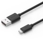 Cable USB A a USB C Aukey CB-D10 BLACK 3 Unidades Negro 1,2 m