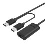 Cable USB Unitek Y-278 Negro 10 m