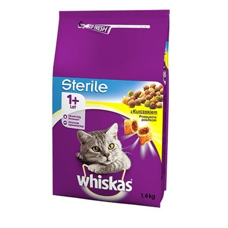 Aliments pour chat Whiskas                 Adulte Poulet 1,4 Kg