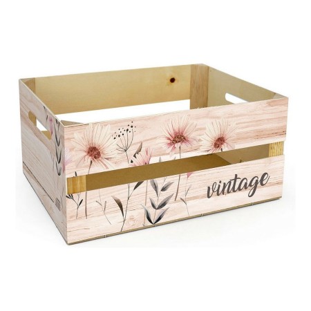 Boîte de rangement Confortime Vintage Bois (39 x 29 x 15 cm)