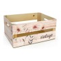 Boîte de rangement Confortime Vintage Bois (39 x 29 x 15 cm)