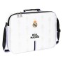 Cartera Escolar Real Madrid C.F. Negro Blanco 38 x 6 x 28 cm