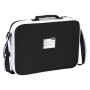 Cartera Escolar Real Madrid C.F. Negro Blanco 38 x 6 x 28 cm