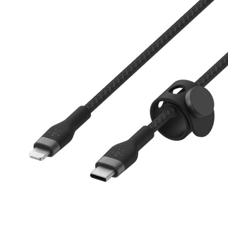 Câble USB-C vers Lightning Belkin CAA011BT2MBK Noir 2 m