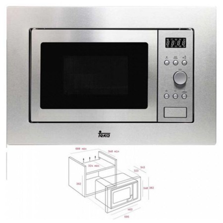 Microondas Integrable con Grill Teka 20 L 800W (Reacondicionado A)