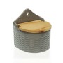 Salière avec couvercle Versa Gris Plastique (2 Unités) (4 Unités) (Reconditionné B)
