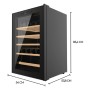 Vinoteca Cecotec Bolero GrandSommelier 48000 Negro