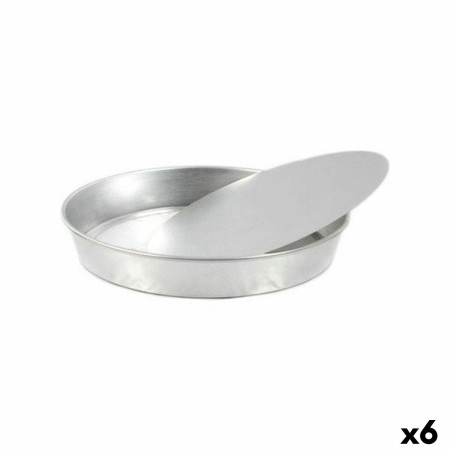 Moule amovible VR Rond Aluminium 33 x 33 x 4,5 cm (6 Unités)