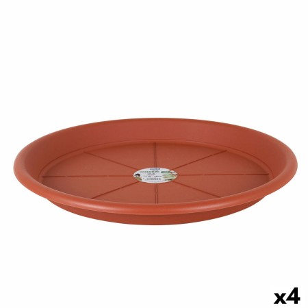 Sous-pot Dem Greentime Marron ø 45 x 4,5 cm (4 Unités)