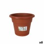 Pot avec sous-pot Dem Greentime Marron 30 x 30 x 25 cm (6 Unités)