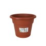 Pot avec sous-pot Dem Greentime Marron 30 x 30 x 25 cm (6 Unités)